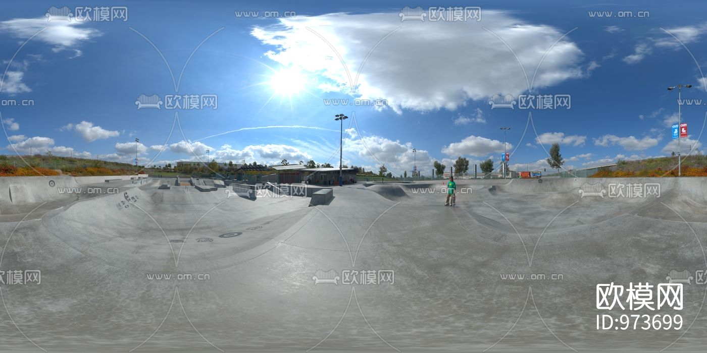 滑板运动乐园hdr外景贴图下载