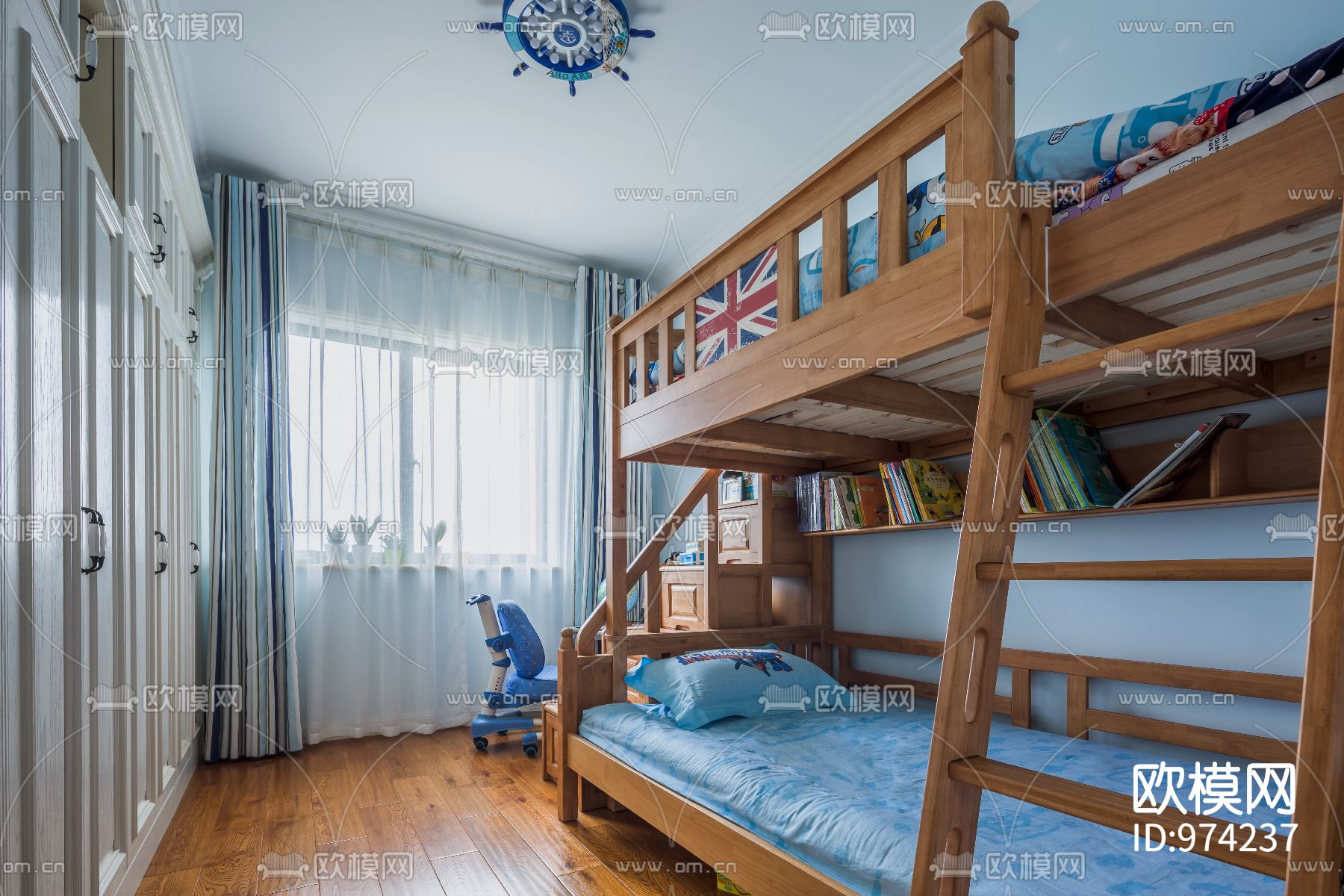 美式施工图下载（渲染图9）