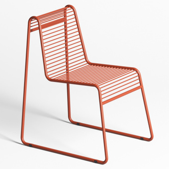 工业风铁艺单椅3d模型