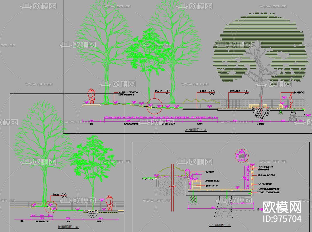 上海松江新城英国小镇风情全套景观施工图下载（渲染图1）