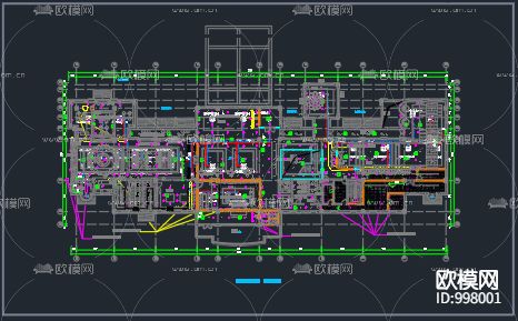五星级酒店中央空调设计图下载（渲染图2）