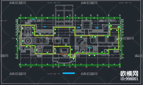 五星级酒店中央空调设计图下载（渲染图4）