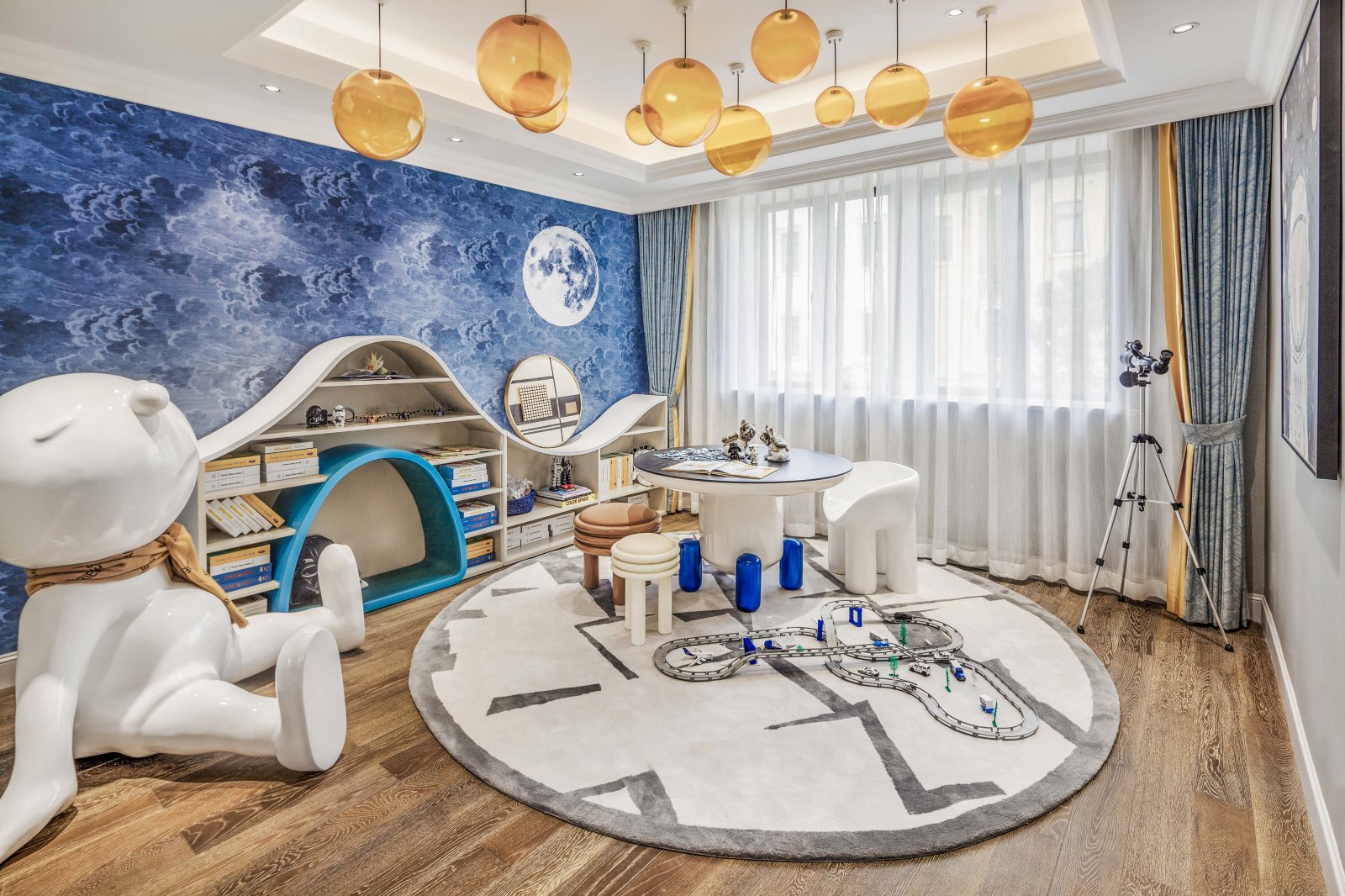 石头兄弟设计 现代儿童休闲区