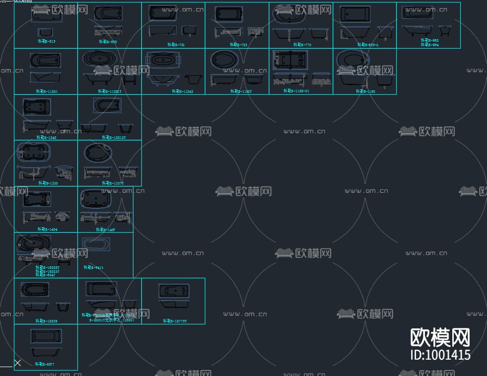 欧式立面图库下载（渲染图6）