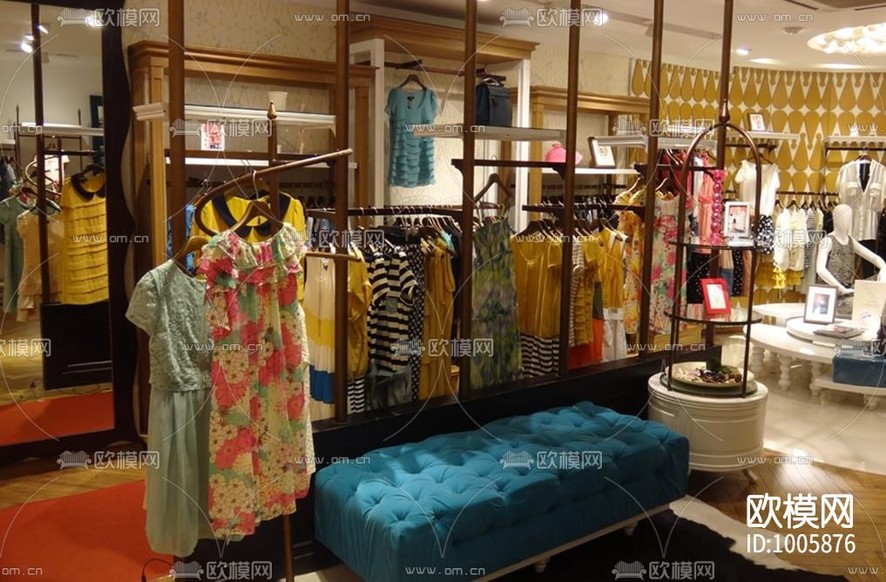 淑女服装店设计下载(渲染图1)