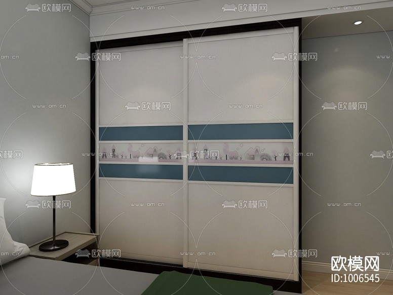 融创城全屋柜子效果图含CAD下载(渲染图6)