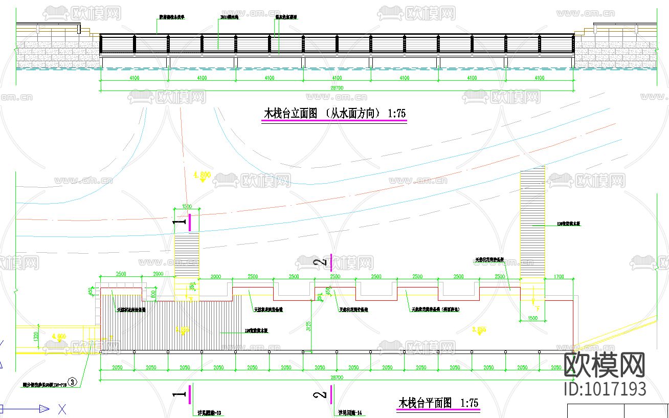 温州坦前小区全套景观CAD施工图下载（渲染图6）