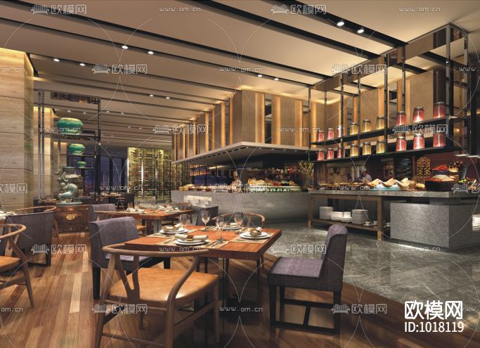 维尔酒店全套CAD施工图下载（渲染图9）