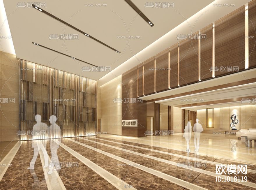 维尔酒店全套CAD施工图下载（渲染图8）