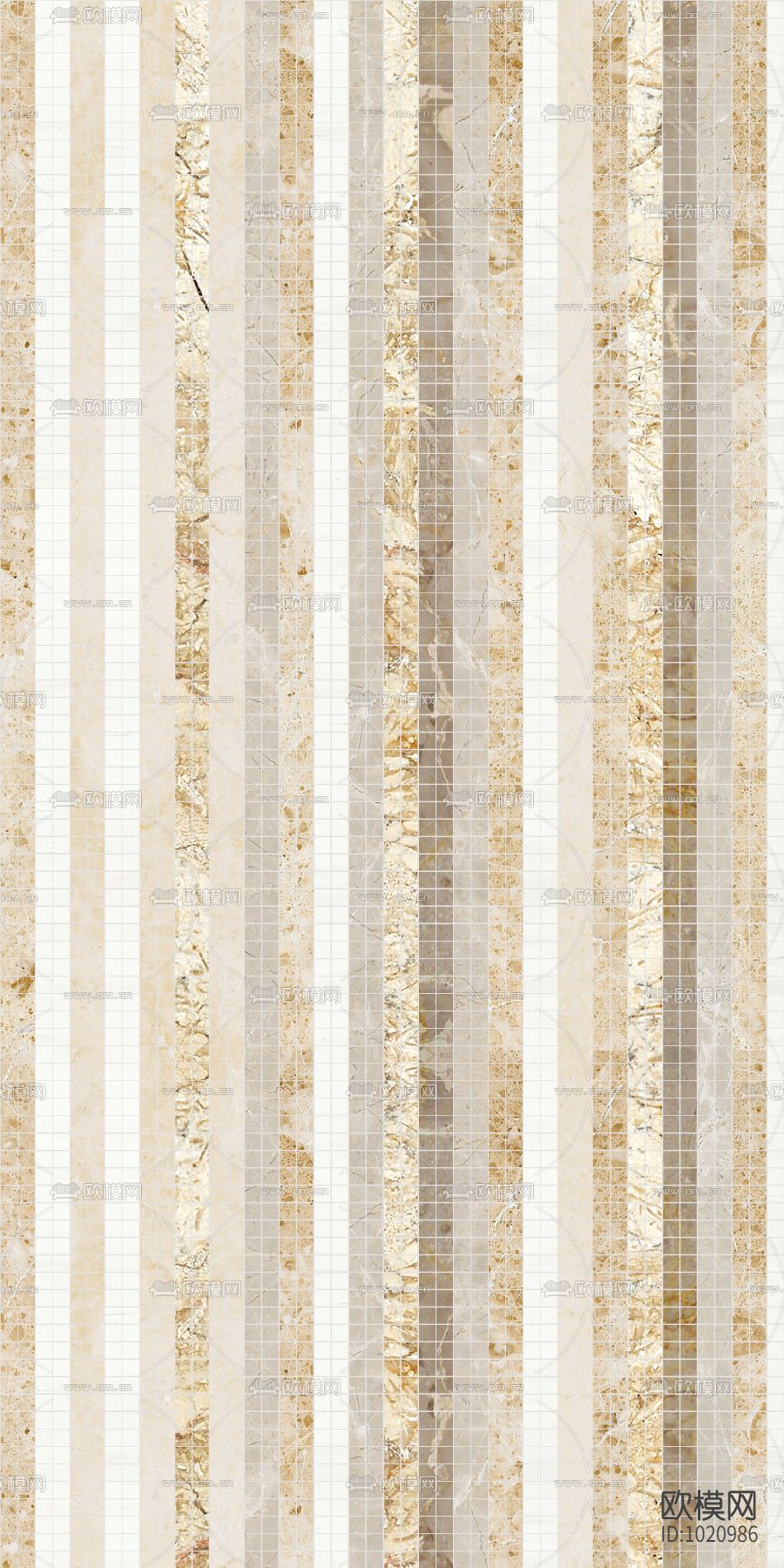 米洛西自由美式石材拼花贴图下载（渲染图1）