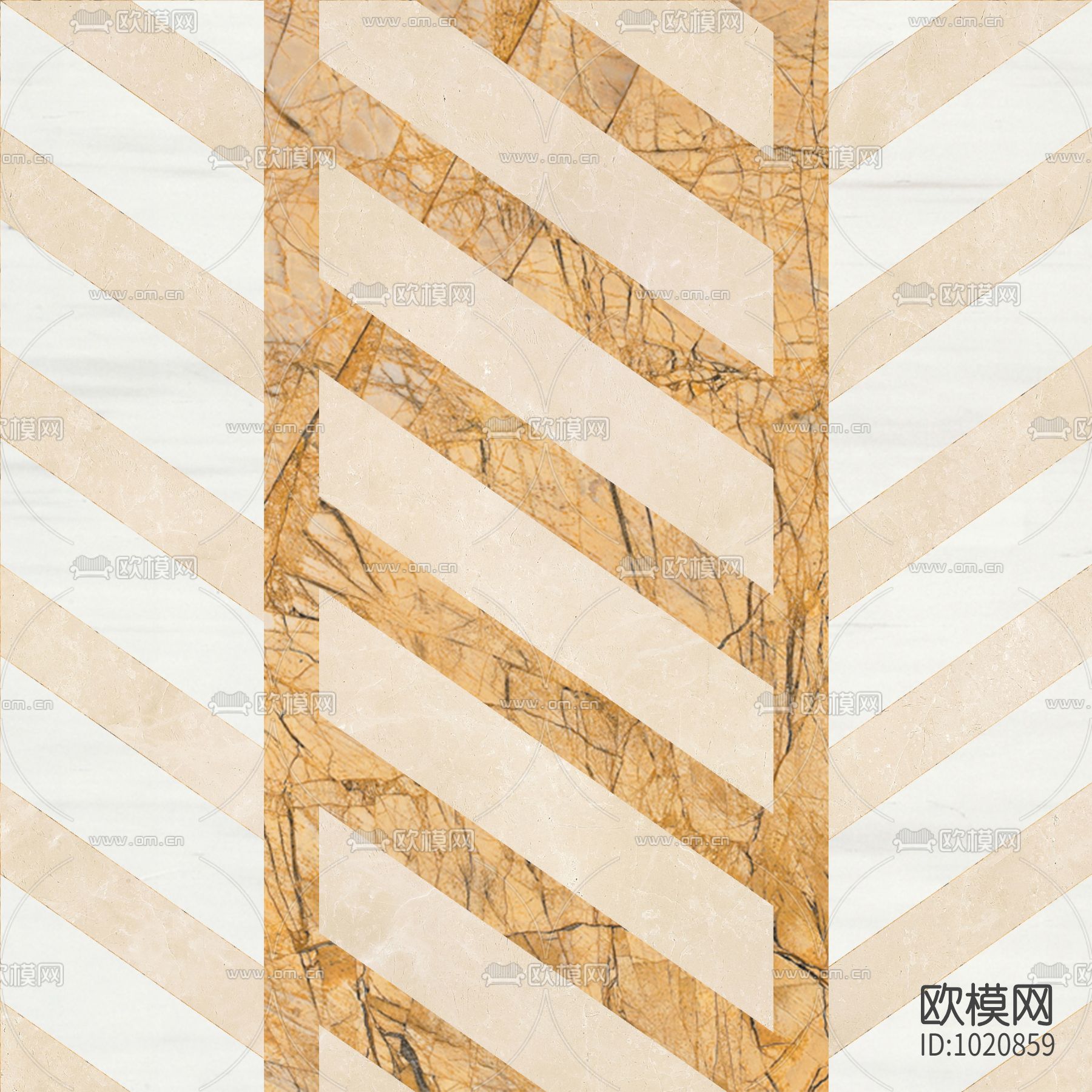 米洛西石材拼花贴图