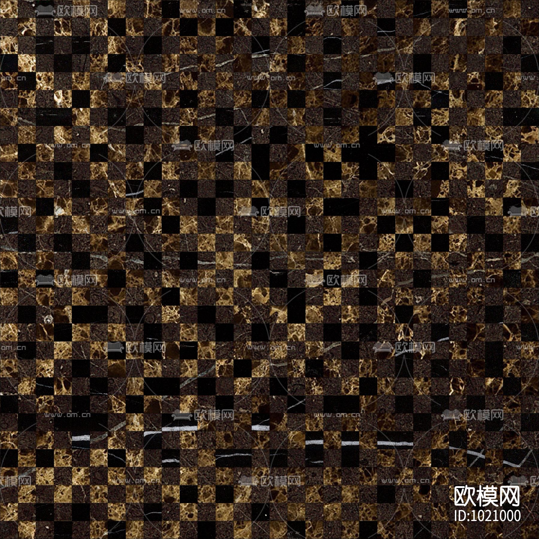 米洛西自由美式石材拼花贴图