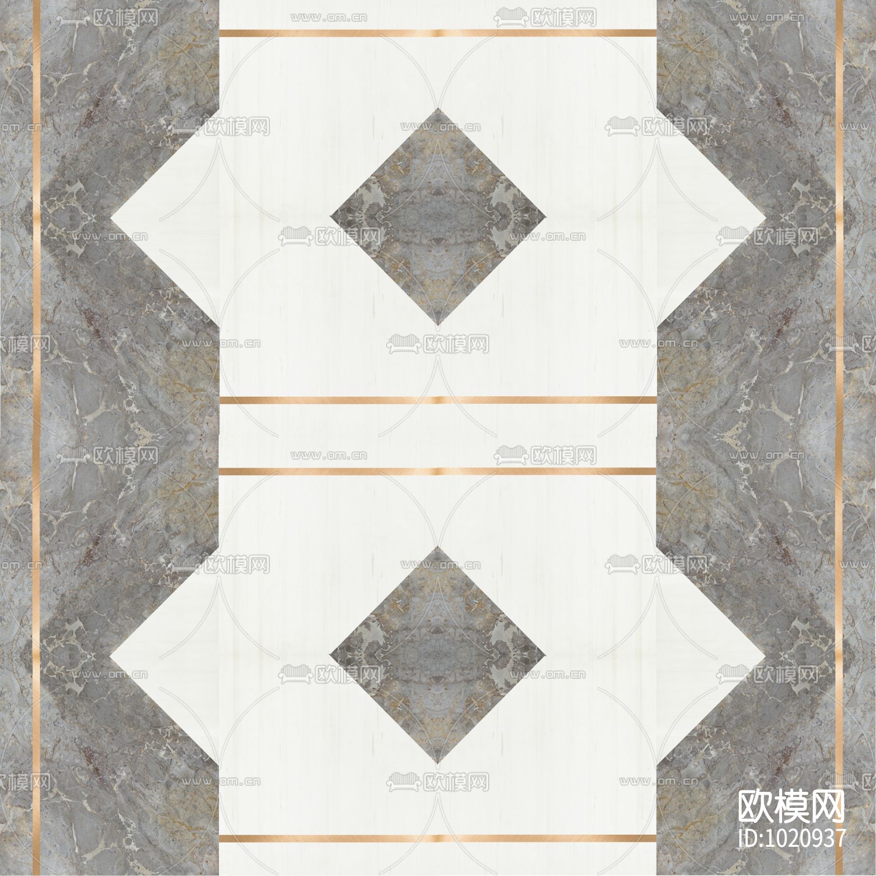 米洛西都市现代石材拼花贴图下载（渲染图3）