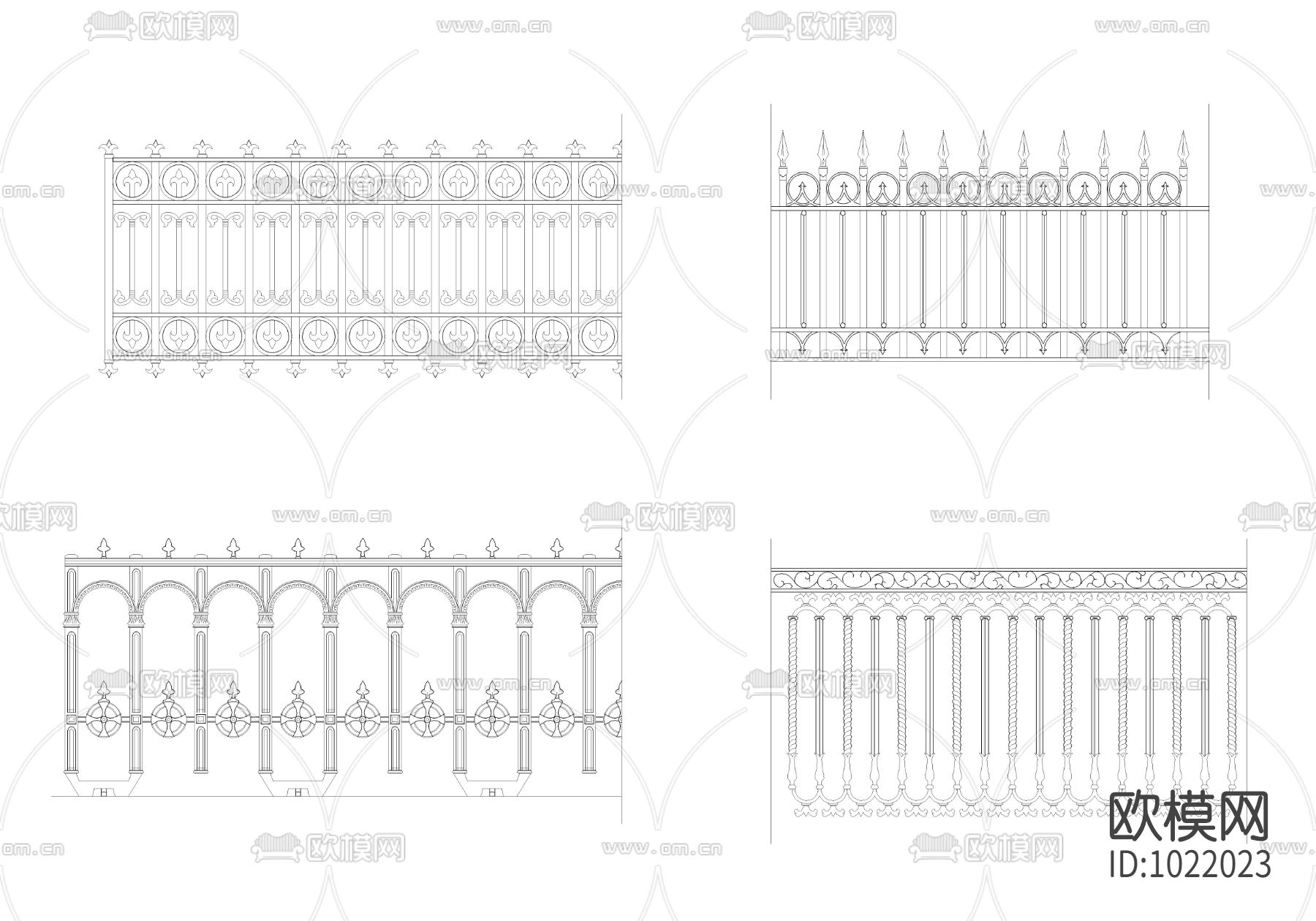 欧式铁艺护栏下载