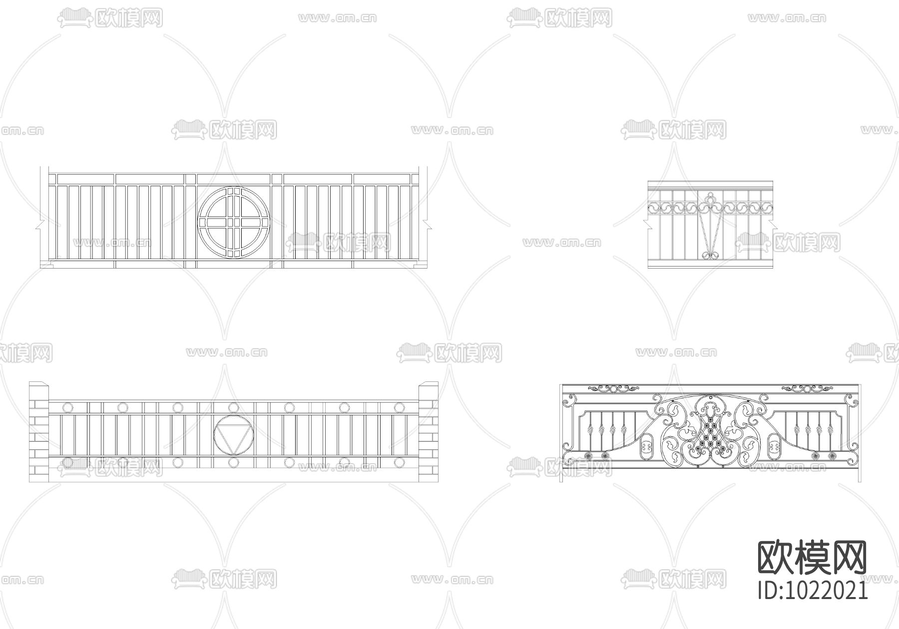 欧式铁艺护栏下载