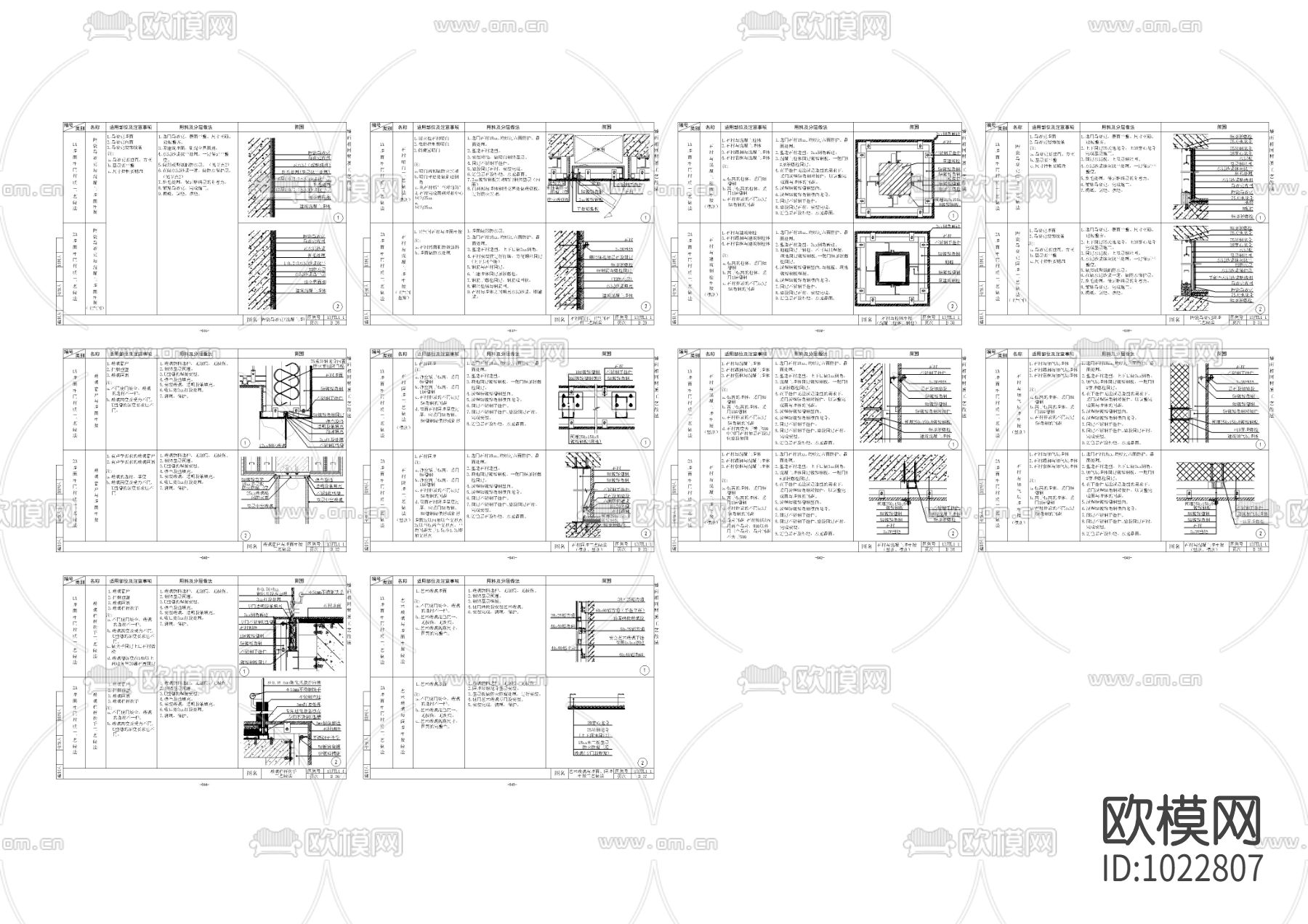 最新装饰工程通用节点标准图集400套下载（渲染图4）