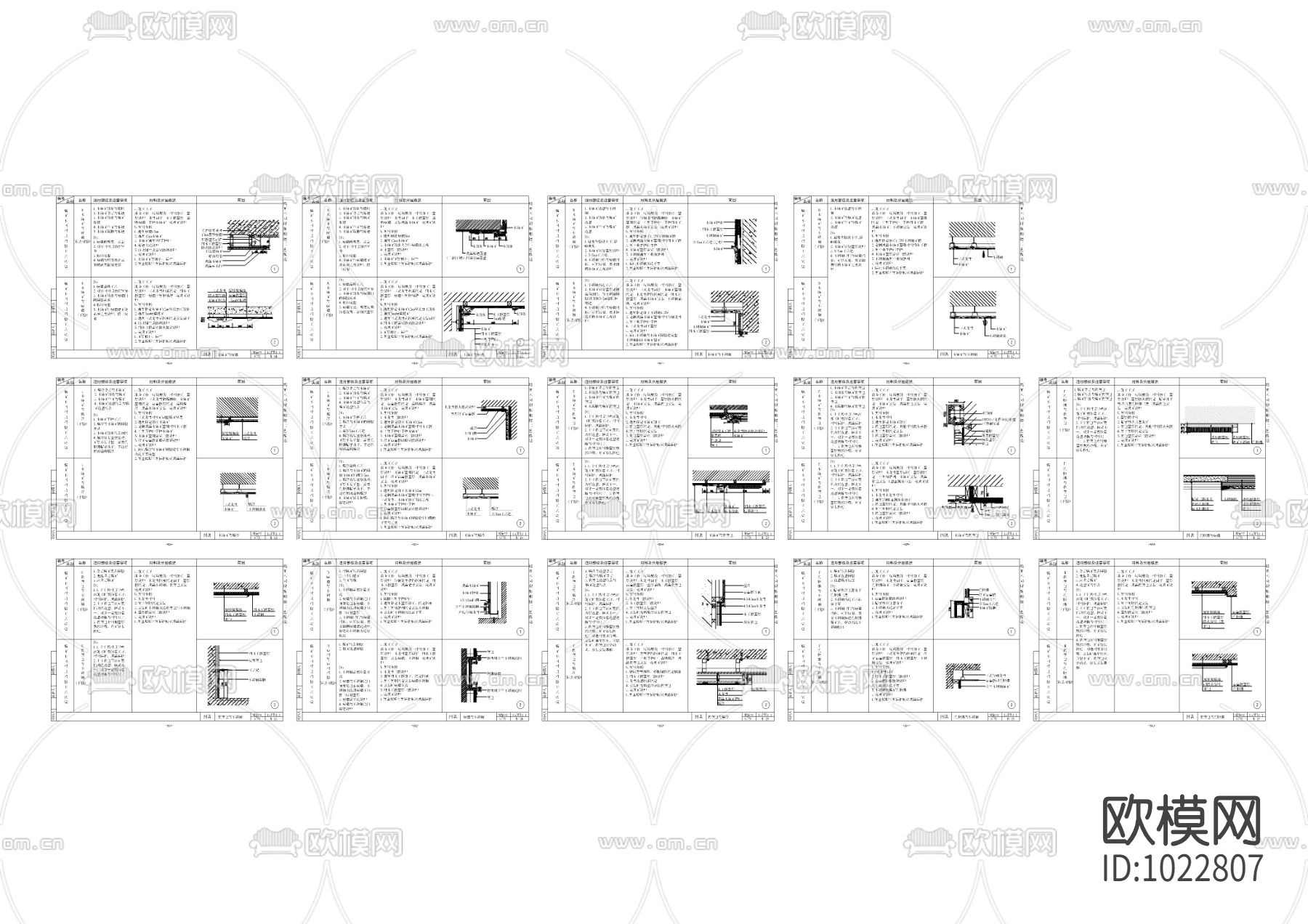 最新装饰工程通用节点标准图集400套下载（渲染图2）