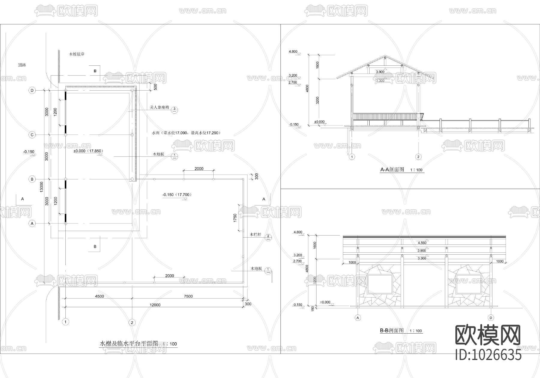 中式水榭下载（渲染图3）