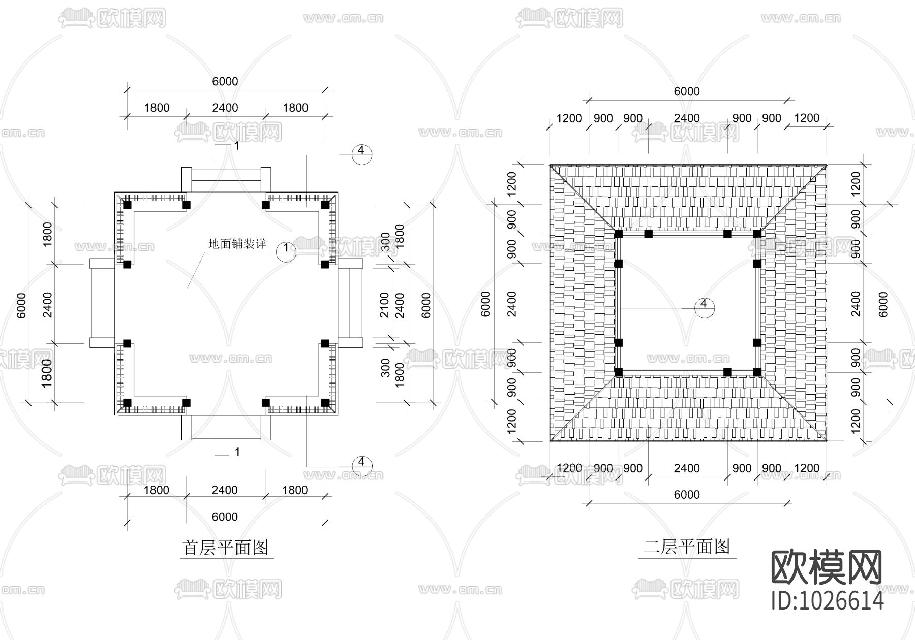 重檐亭下载（渲染图2）