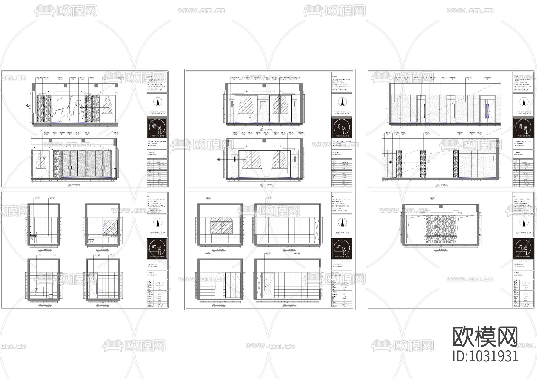 会所施工图下载（渲染图4）
