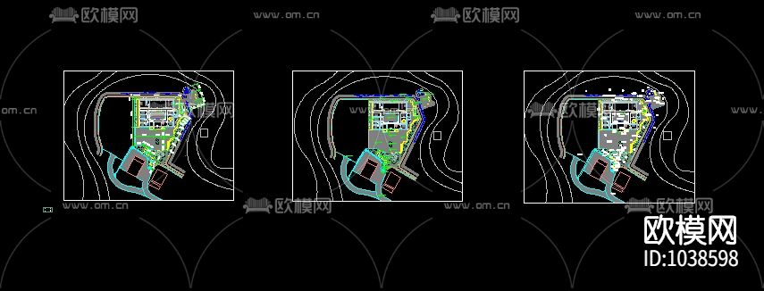四合院庭院景观设计CAD施工图下载（渲染图5）