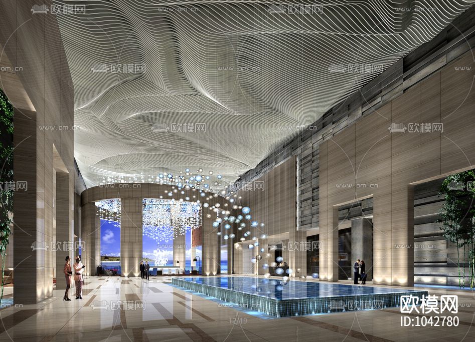 三亚游艇国际酒店施工图下载（渲染图3）