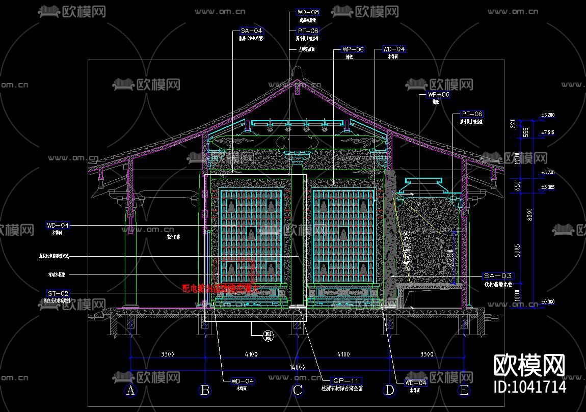 苏州观音园 CAD施工图+效果图