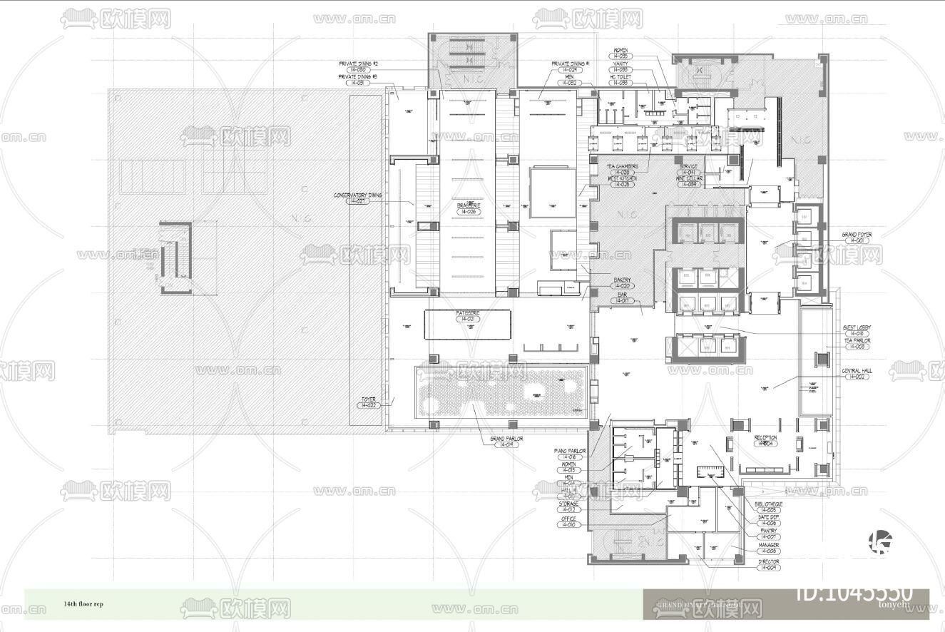 群光君悦酒店CAD施工图+实景图