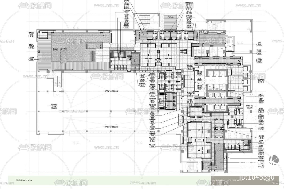 群光君悦酒店CAD施工图+实景图