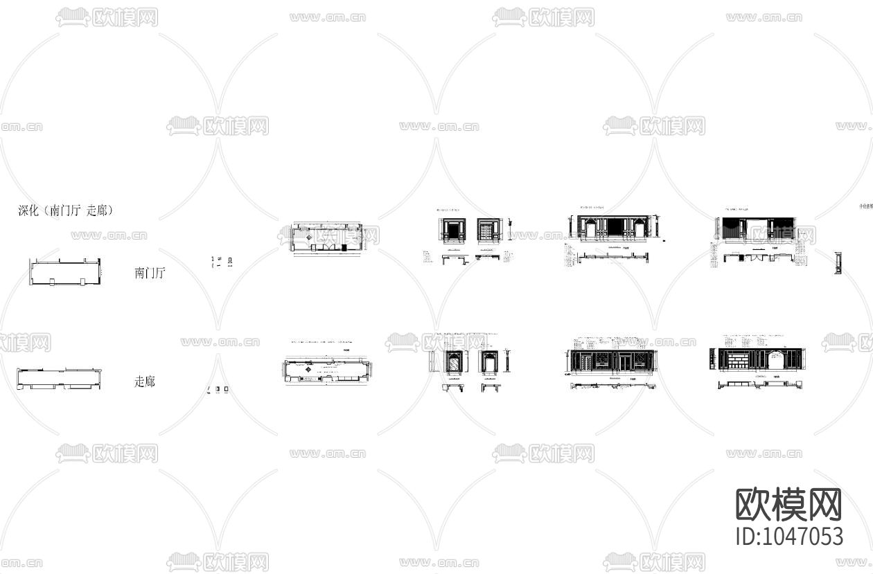 展厅样厅施工图2020新下载（渲染图5）