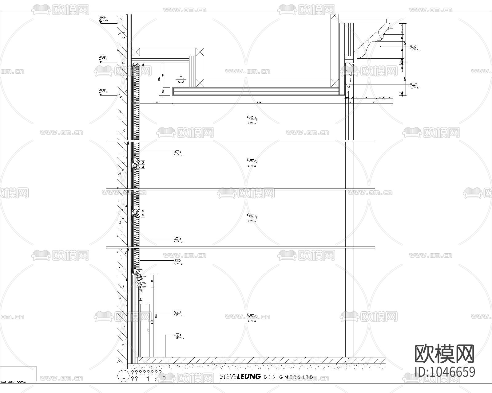 玻璃隔断图库下载（渲染图2）
