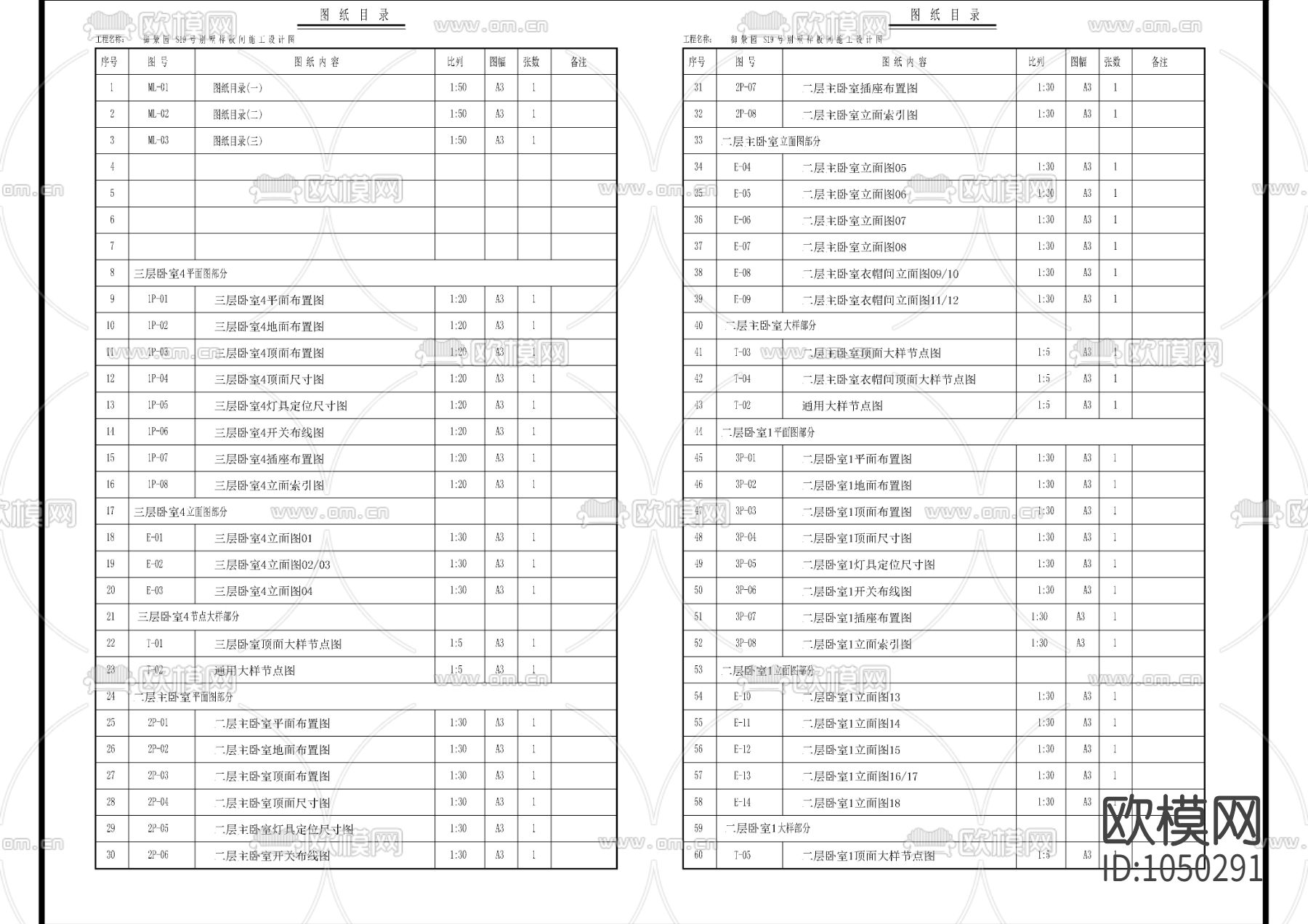 别墅洋房施工图和深化下载（渲染图4）