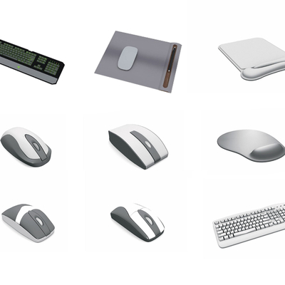  现代鼠标键盘su模型 