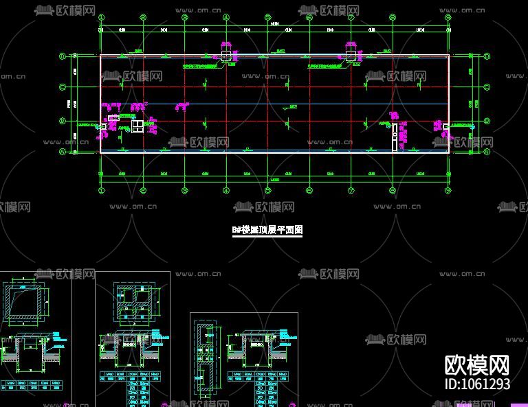 公建餐厅食堂CAD施工图（附SU模型）下载（渲染图3）