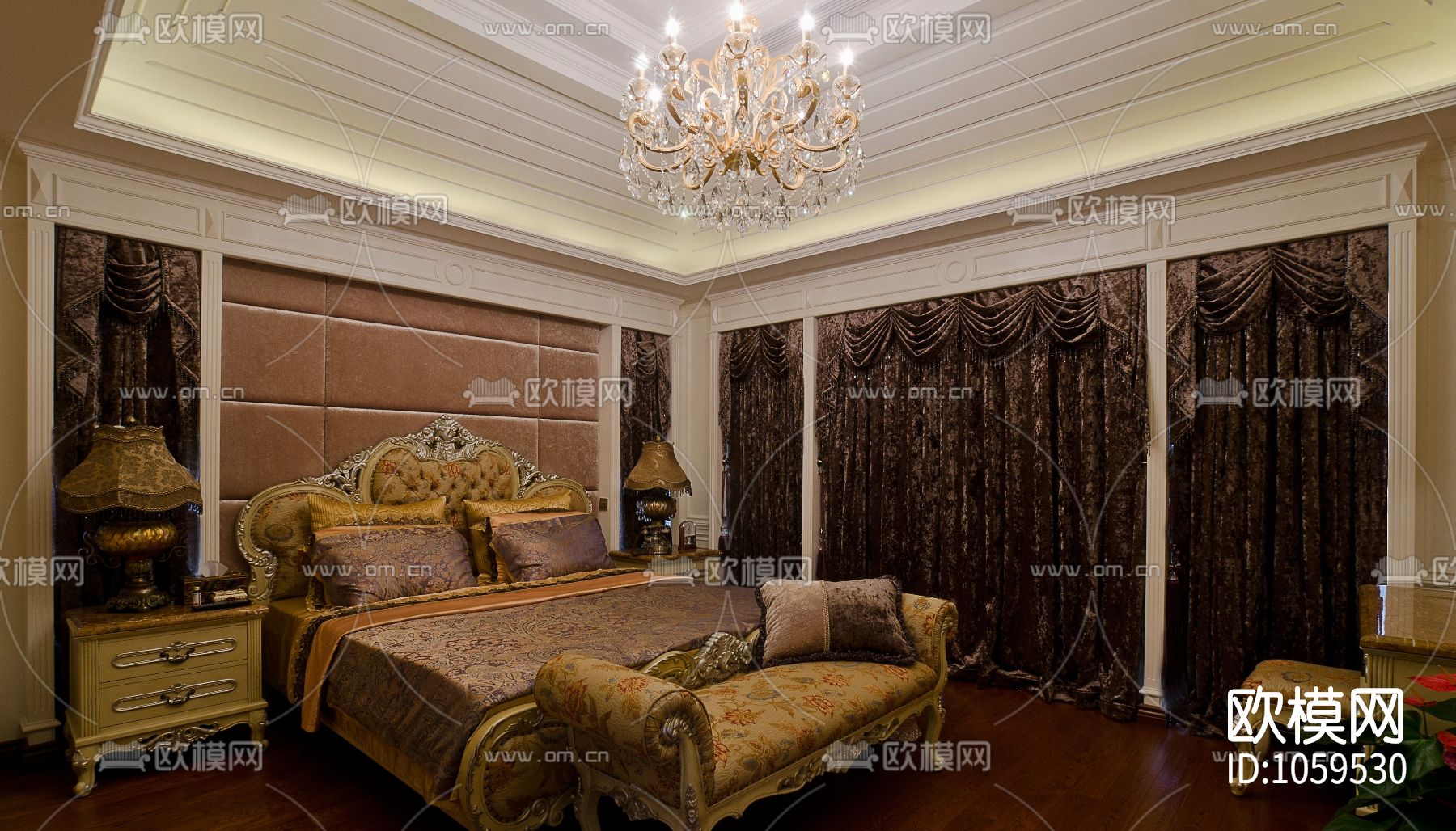 上海建德公馆家居CAD施工图下载（渲染图7）