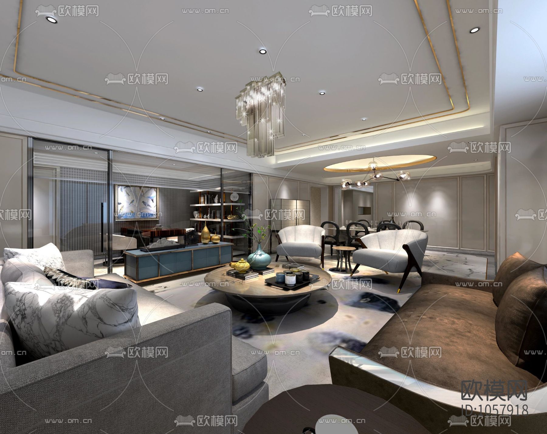 上海东樱C-2样板房室内装修施工图