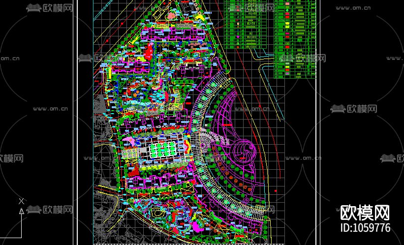 城市广场道路立交桥小区绿化下载（渲染图7）