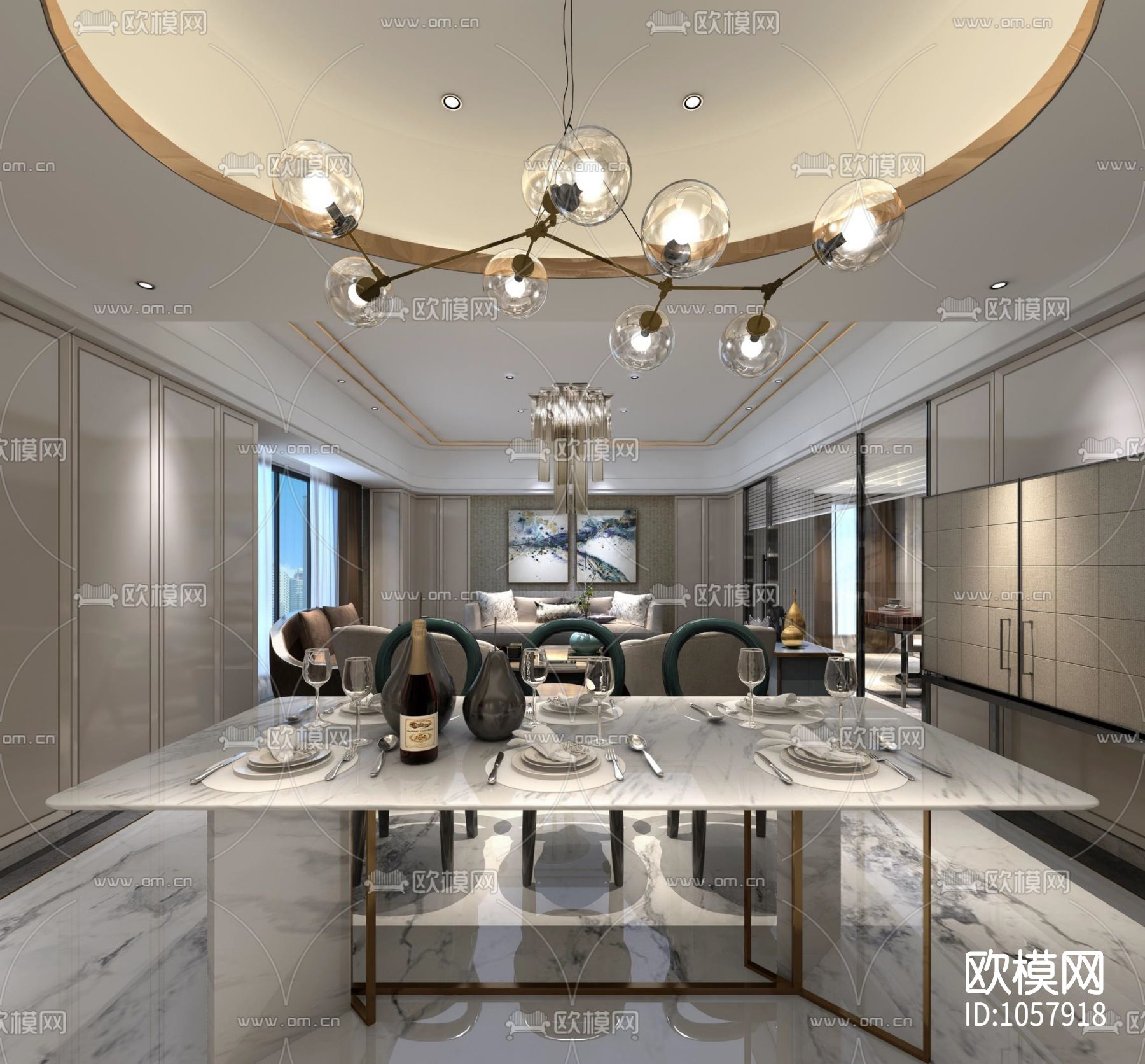 上海东樱C-2样板房室内装修施工图