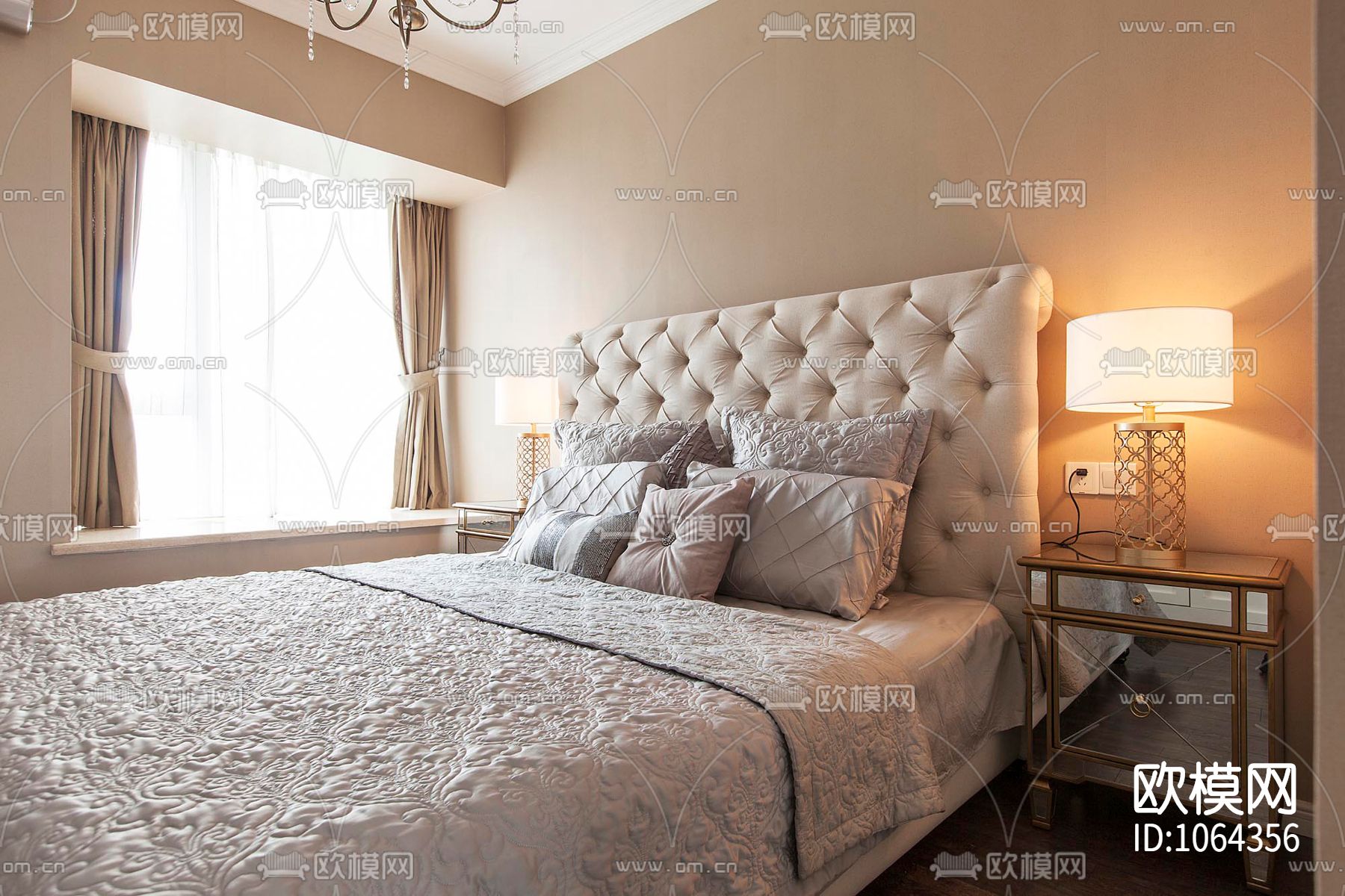 保利心语花园样板间CAD施工图下载（渲染图2）