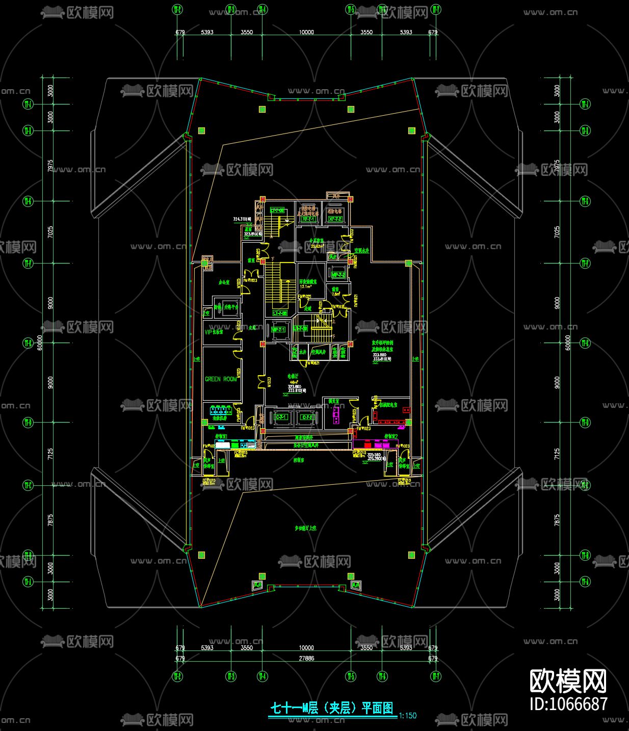 天际音乐厅项目CAD施工图+效果图下载（渲染图6）