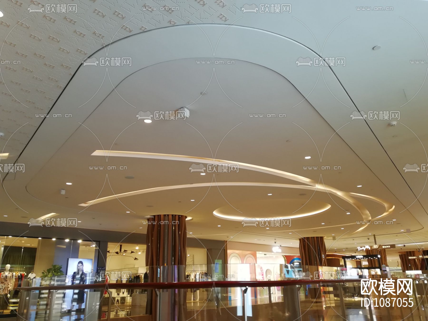 室内防火卷帘通用节点大样详图下载（渲染图4）