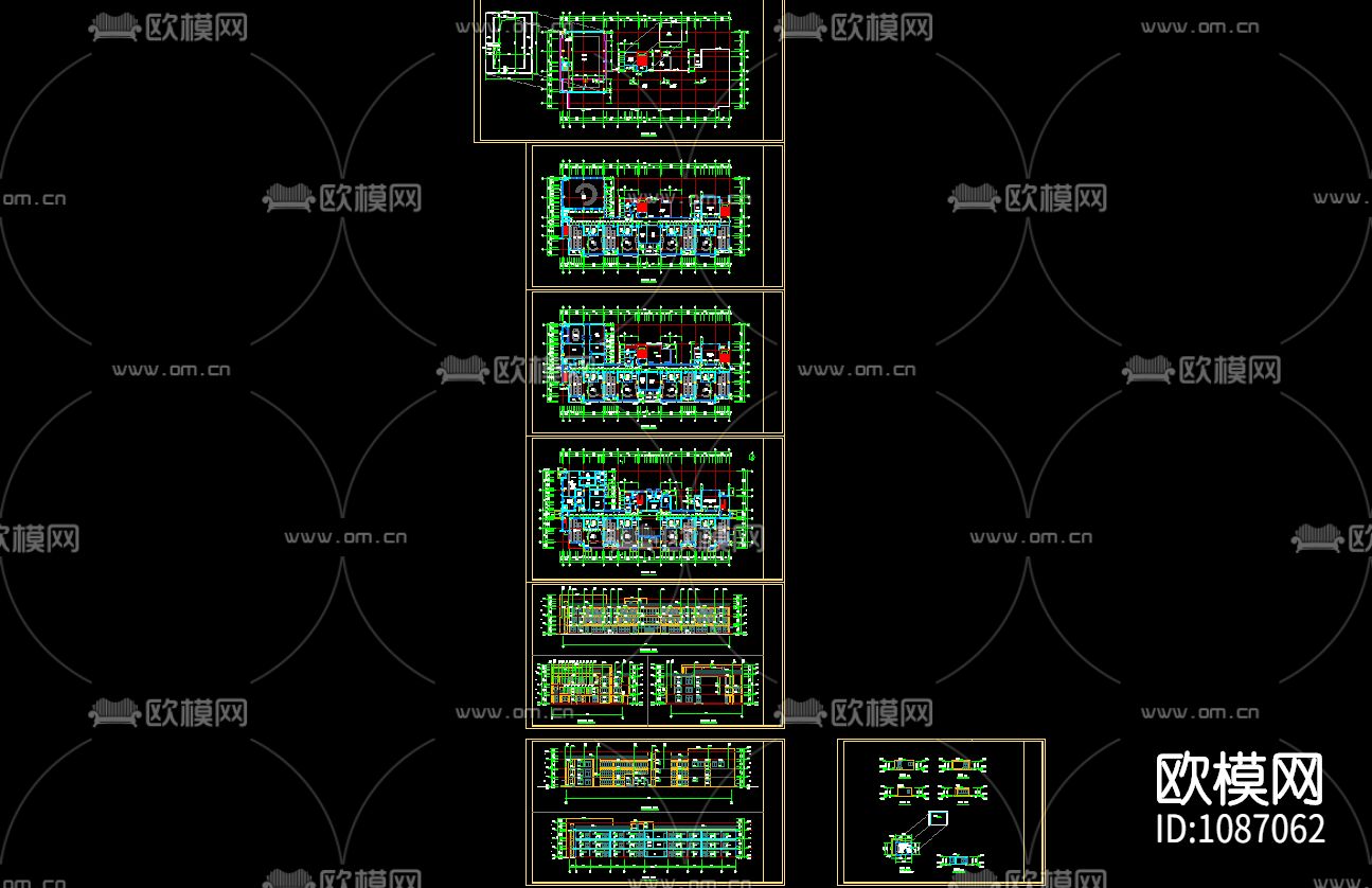 幼儿园校园施工图+效果图+SU模型下载（渲染图2）
