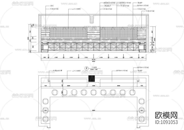 游戏台等前台接待大样图 服务台 餐台下载（渲染图4）