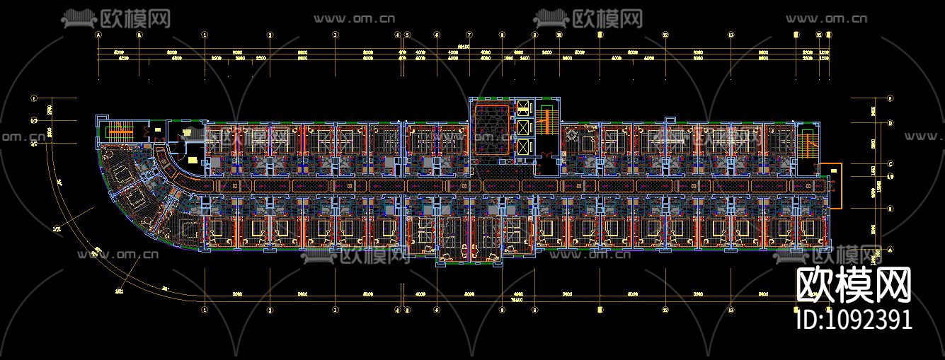 长沙丽怡酒店施工图下载