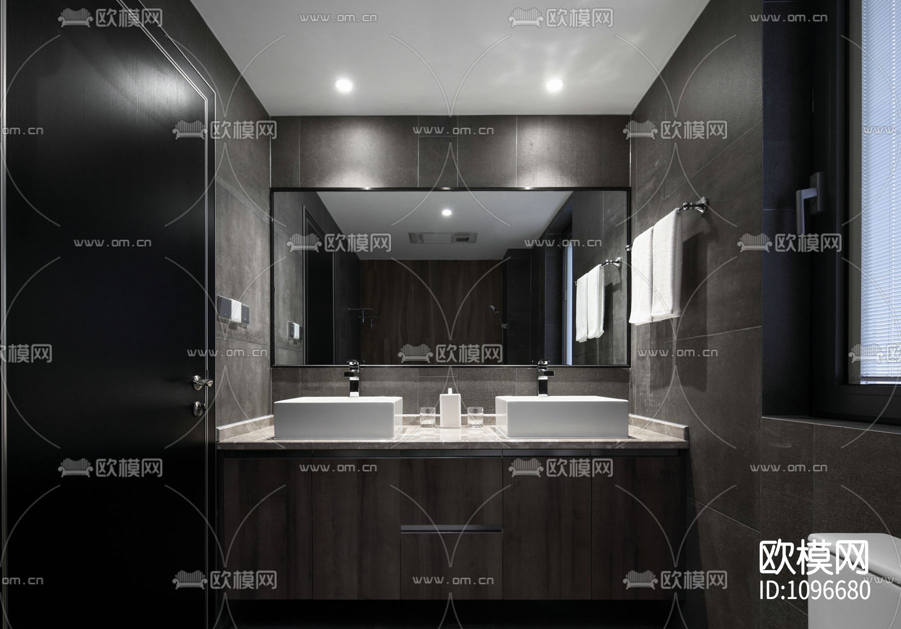 晓安设计--平行世界145m²家装设计 施工图＋实景照片下载（渲染图2）