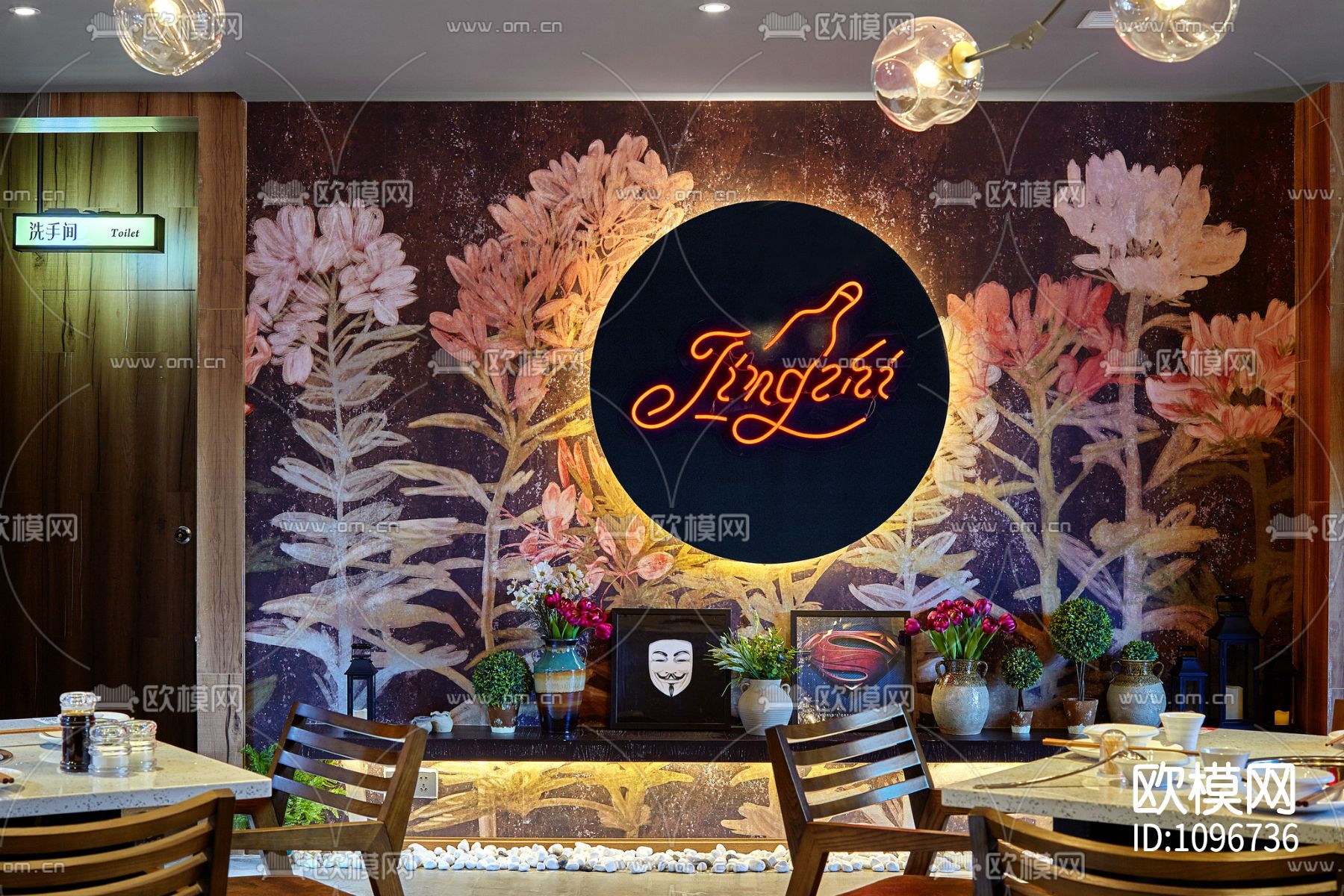 集嘉创意--丼火锅350㎡ 施工图＋实景照片