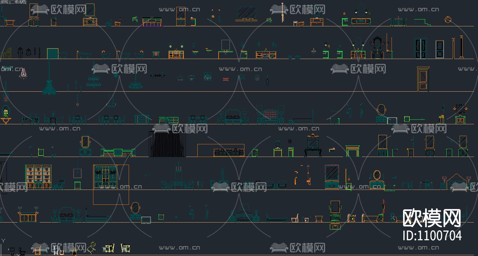 立面图库下载（渲染图4）