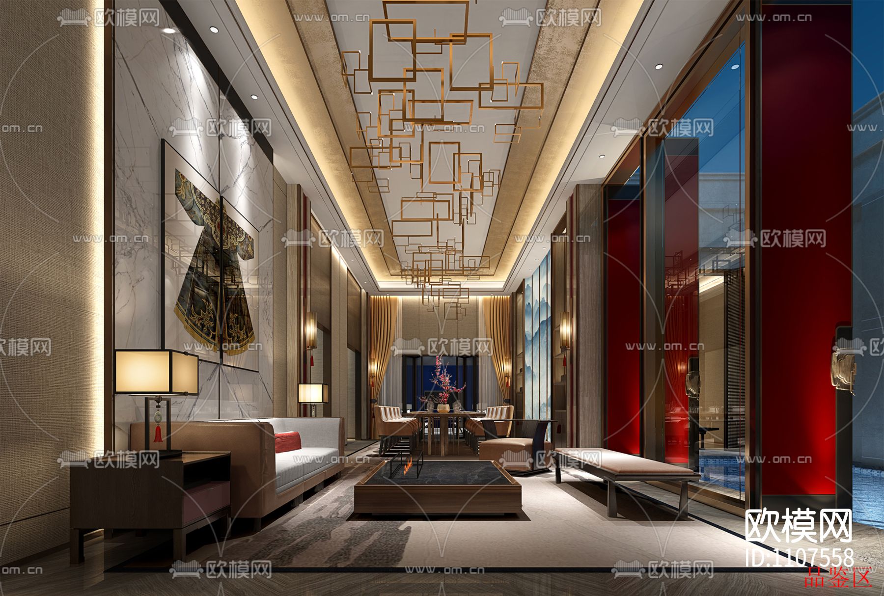 金茂·佛山绿岛湖项目示范区别墅样板房丨效果图+施工图+官方摄影