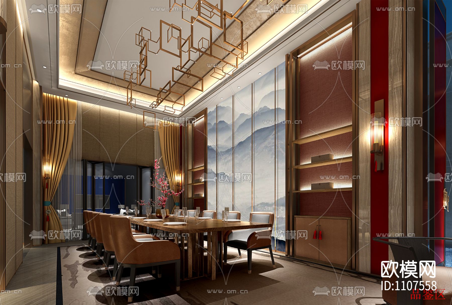 金茂·佛山绿岛湖项目示范区别墅样板房丨效果图+施工图+官方摄影