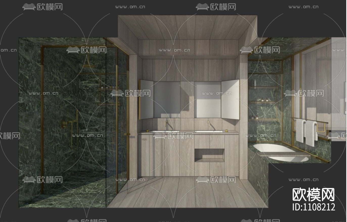 武汉艾迪逊酒店 效果图+彩立面+设计方案+前期方案下载（渲染图8）